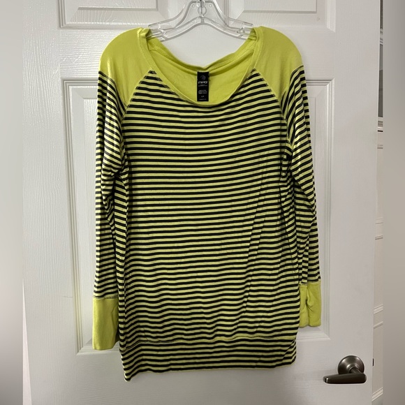 MPG Tops - MPG brand striped sports top
